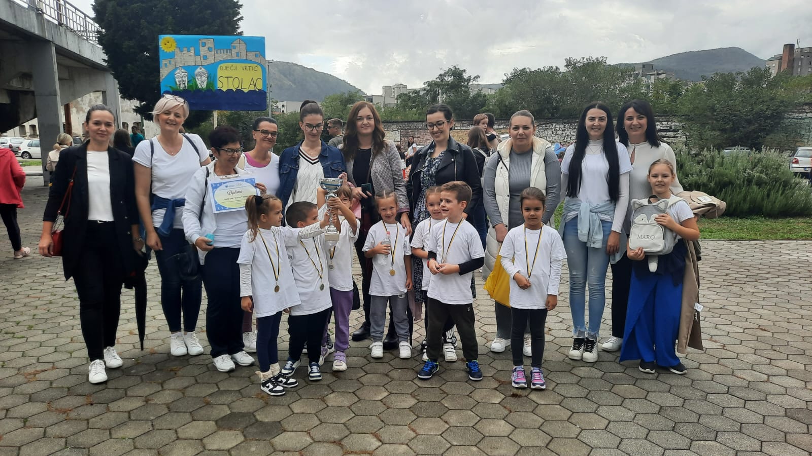 FOTO| Dječji vrtić Stolac sudjelovao na Maloj olimpijadi u Mostaru
